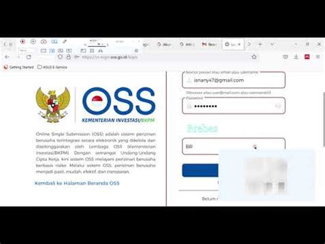 Tutorial Pembuatan Nomer Induk Berusaha Nib Youtube