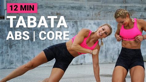 12 Min Abs Tabata Core Fun Tabata Workout No Repeat Intense