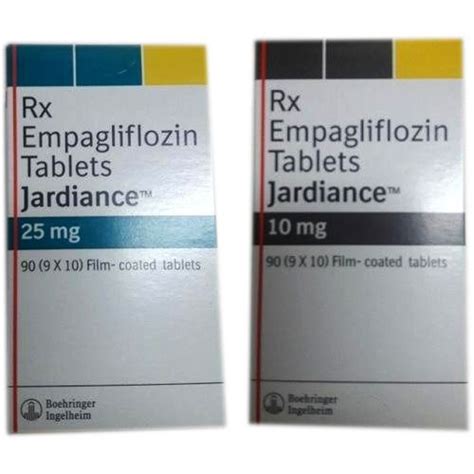 Jardience Empagliflozin Jardiance 10mg/25mg, Grade Standard: Medicine