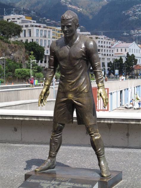 Cristiano ronaldo captained the portugal national side to their first ever european championship in the summer of 2016 and would be commemorated with his very own statue to mark the renaming of funchal airport in his honour. Cristiano Ronaldo Statue : Wellworn