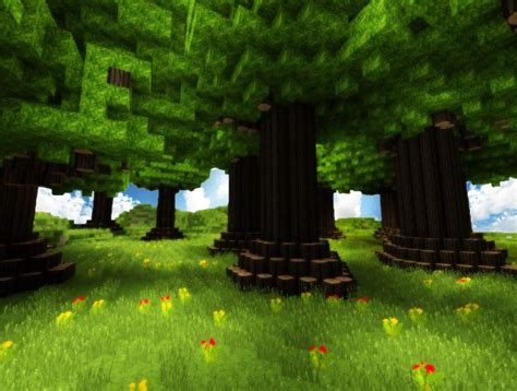 Cute Forest Garden Minecraft Project