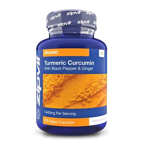 Buy Turmeric Curcumin 1440mg With Black Pepper Ginger 120 Vegan S 2