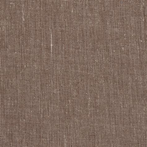 Linen Fabric Sample Plain Brown Linenbeauty