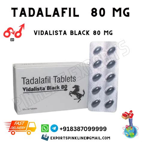 Vidalista 80 Mg Tablets Tadalafilcialis At Rs 100stripe In Jaipur Id 24055325288