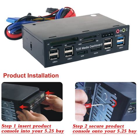 Buy Multi Function Usb 30 Hub Esata Sata Port Internal Card Reader
