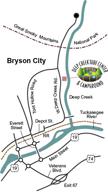Directions To Deep Creek Campground In Bryson City Nc Just 3 Hours