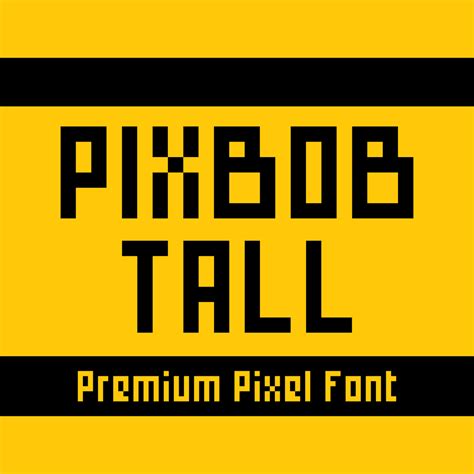 Pixbob Tall Premium Pixel Fonts