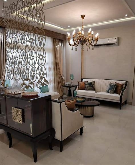 A neo classical landmark in zirakpur. Partition Designs | Lucky Furniture | Living room ...