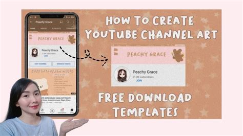 How To Make Cute Youtube Channel Art Using Phone Free Download