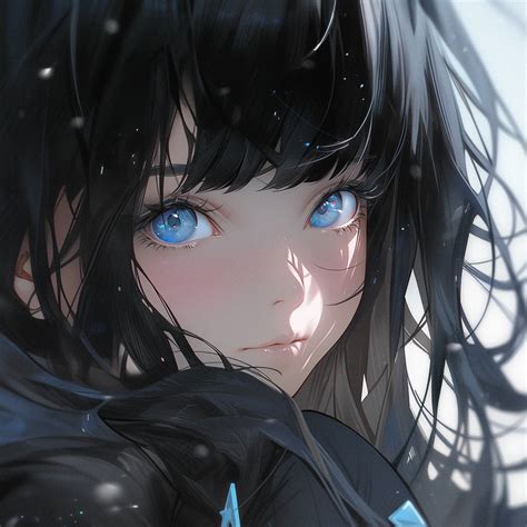 Black Hair Blue Eyes Midjourney Style Experiment By Xxambiencexx On Deviantart