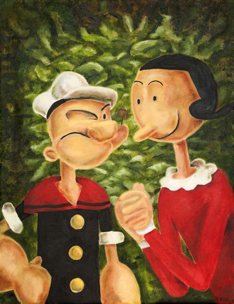 Popeye And Olive Oyl By Fruksion On Deviantart Popeye And Olive Popeye Cartoon Olive Oyl