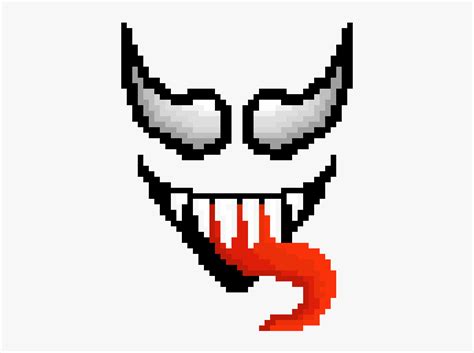 Venom Face Pixel Art