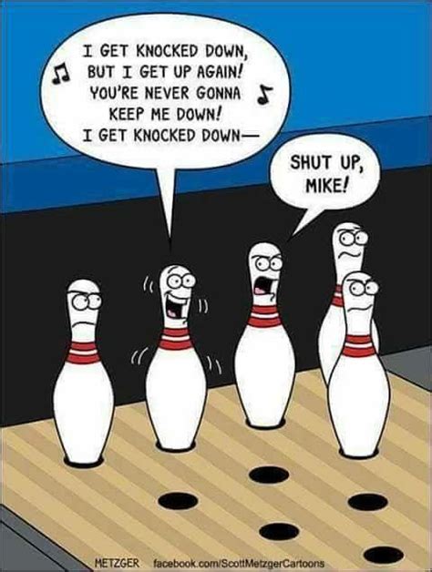 Pin By Kimberly Sullivan On Puns Bowling Memes Funny Funny Cartoons