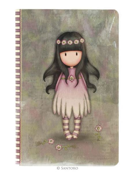 Gorjuss A5 Stitched Notebook With Cover Oops A Daisy 314gj23