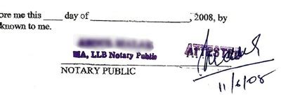 Any canadian notary whose signature we recognize can notarize your document. Notarial Certificate Canadian Notary Block Example ...