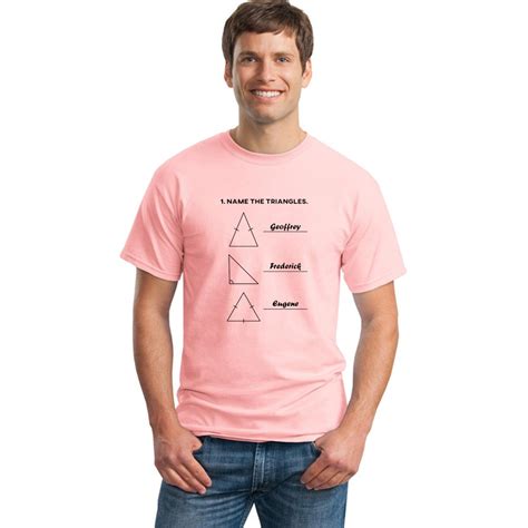 Mens Name The Triangles Funny Math T Shirts Sarcasm Novelty I Love Math
