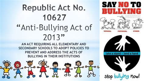 Republic Act 10627 Anti Bullying Act Of 2013 Humanrights101 Youtube