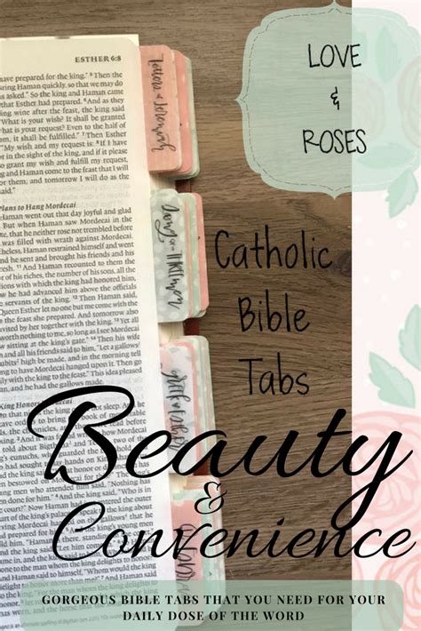 Gorgeous Bible Tabs That You Need For Your Daily Dose Of The Word