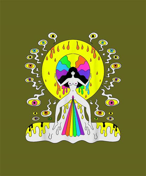 Psychedelic Abstract Nude Art Lsd Hippie Trippy Digital Art By Ras Kira