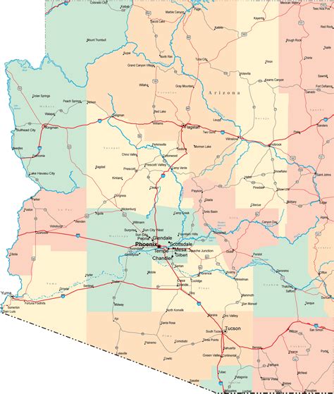 Arizona Maps Printable