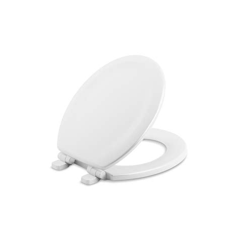 Gallery of kohler toilet flapper repair. KOHLER Stonewood Round Closed-Front Toilet Seat in White-K ...