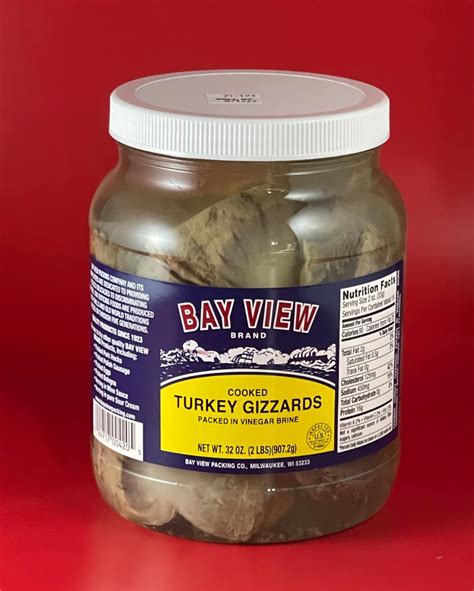 Bay View Brand Pickled Turkey Gizzards Pack Of Jars Ounces Each Etsy