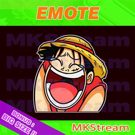 Artstation Twitch Emotes Luffy Laugh Artworks