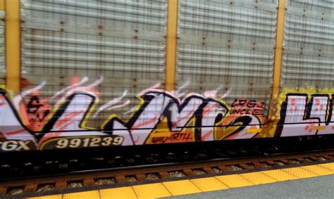 Graffiti On A Train July 13 2017 In Front Of The Gaithersburg