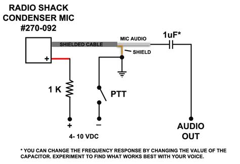 Diagram Radio Shack Microphone Wiring Diagrams Mydiagramonline
