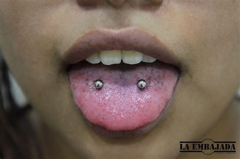 surface tongue piercing piercing surfacepiercing tonguepiercing tonguesurface piercingb