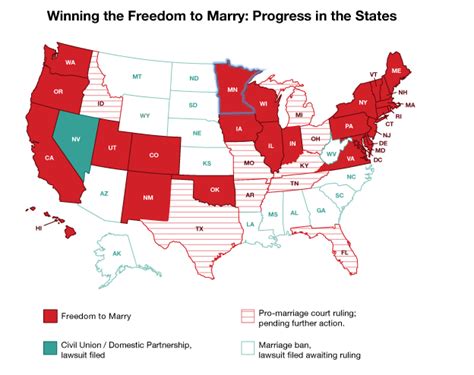 Map Which States Allow Gay Marriage G Philly