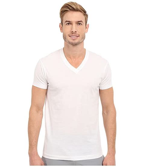 X Ist Pima Cotton Short Sleeve V Neck V Neck Shirt Mens Clothes