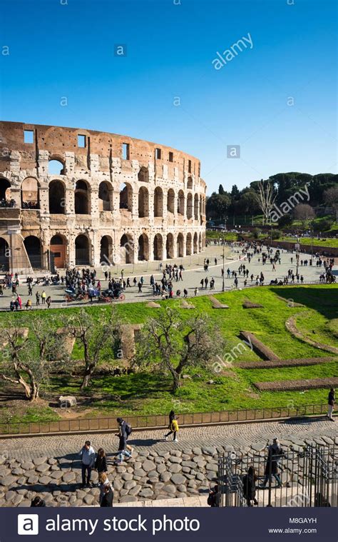 Download This Stock Image The Colosseum Or Coliseum From Palatine Hill