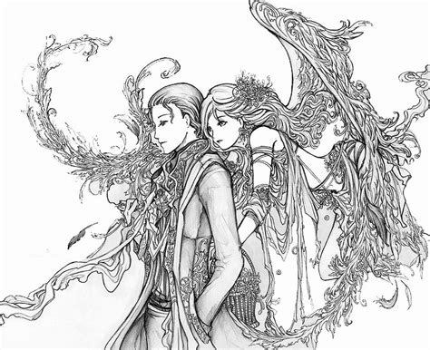 fallen angel coloring pages for adults - Clip Art Library