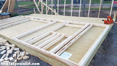 12x20 Shed Construction Howtospecialist How To Build Step By Step
