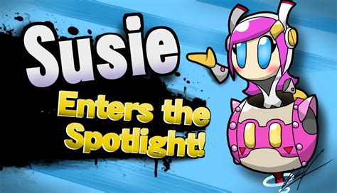 Susie Kirby Planet Robobot Over Bowser Jr Super Smash Bros Wii U