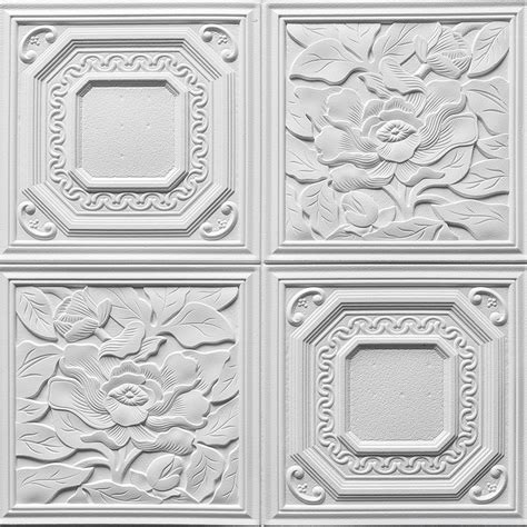 Dundee Decos Off White Shapes Flowers 3d Wall Panel Peel And Stick