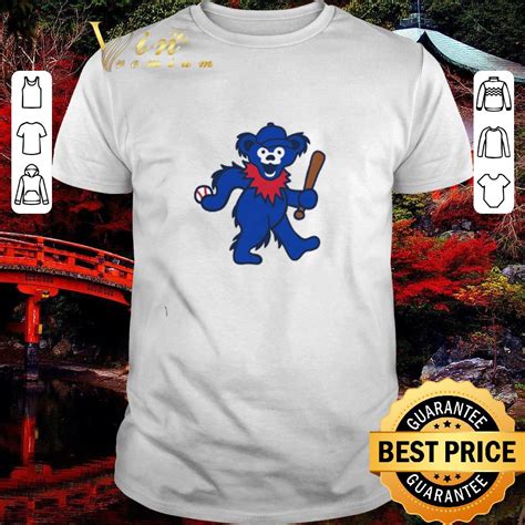 Official Grateful Dead Dancing Bear Baseball Shirt Hoodie Sweater