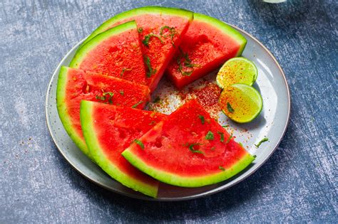 Tequila Soaked Watermelon With Chili Lime Salt Euphoric Vegan