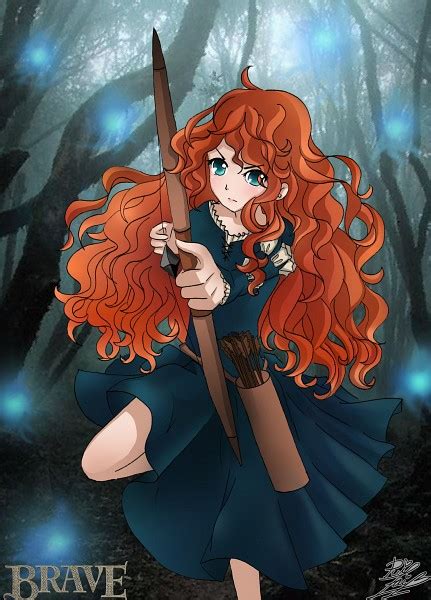 Princess Mérida Brave Mobile Wallpaper by Pixiv Id Zerochan Anime Image Board