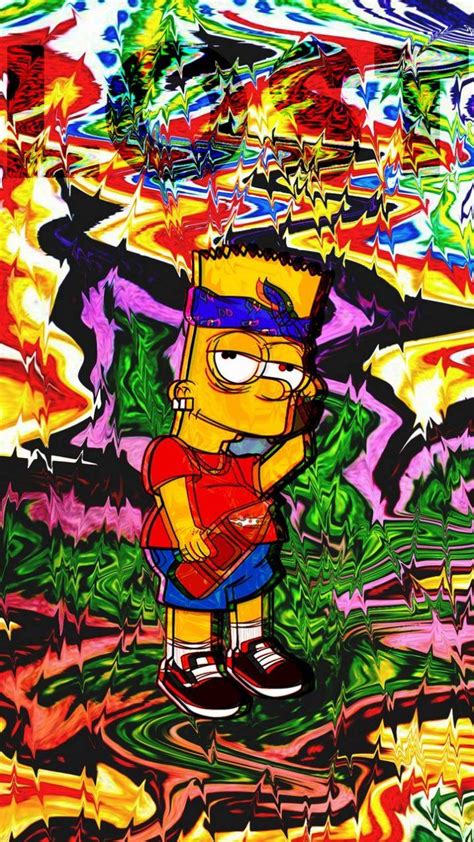 Simpson Psychedelic Wallpaper Pin On Simpsons Art Psychedelic