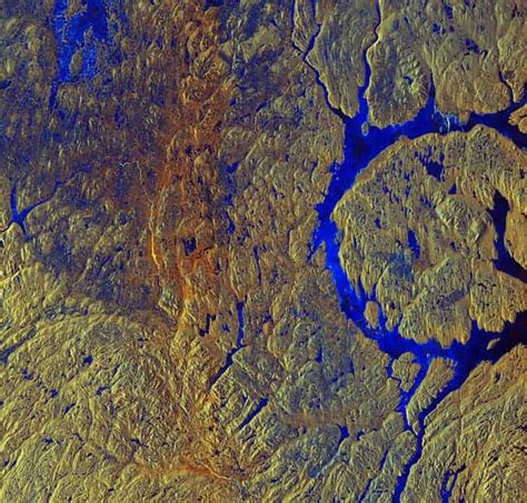 Manicouagan Crater The Earths Largest Impact Crater Visible From