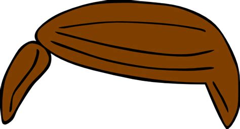 With the blonde skewing on the golden side and the brown showing mild tones of red, this look is for those with a warm skin tone. Plain Brown Hair Clip Art at Clker.com - vector clip art ...