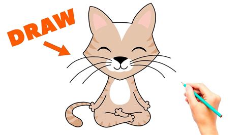 Como Desenhar Um Gato Passo A Passo How To Draw A Cat Youtube