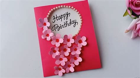 How To Make Birthday Card Handmade Birthday Card YouTube