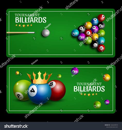 Billiard Club Game Banner Template Billiard