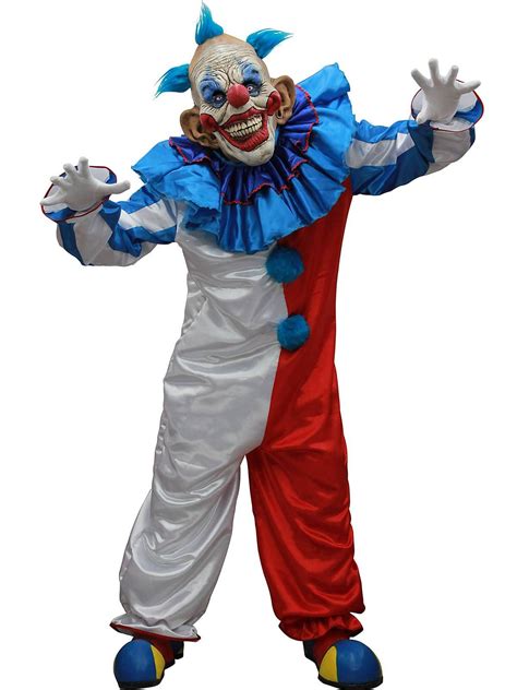 dammy the clown costume for adults scary clown costume clown costume mens halloween costumes
