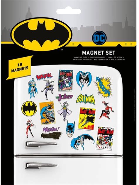 Dc Comics Fridge Magnets Batman Retro
