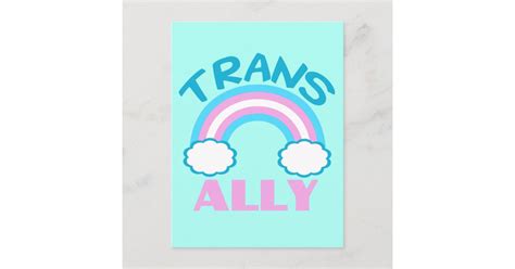 Transgender Ally Postcard Zazzle