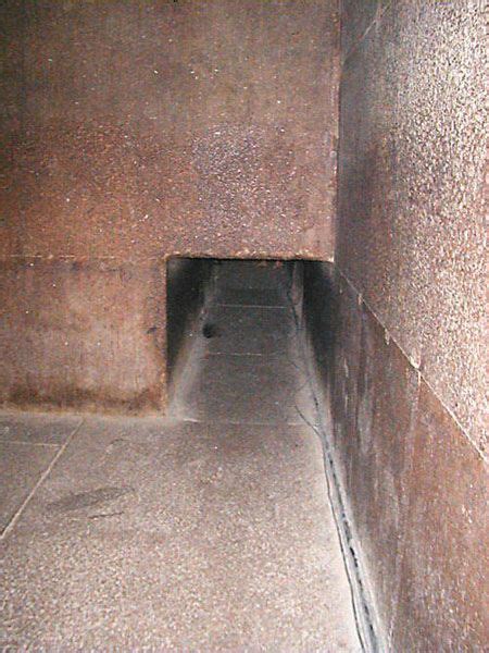 Entrance To The Kings Chamber Pyramid Of Khufu Cheops